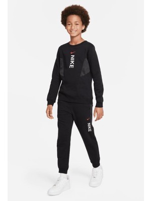 Nike Sportswear Hybrid Çocuk Siyah Eşofman Altı