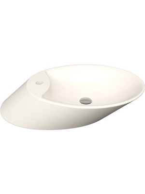 Bocchı Bocchi Vessel Batarya Bankli Çanak Lavabo 72 cm - Parlak Bi̇sküvi̇ - 1021-014-0126