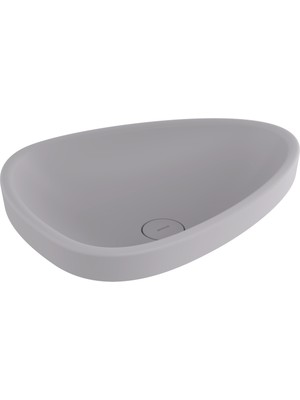 Bocchı Bocchi Etna Tezgah Üstü Lavabo 58 cm - Mat Gri̇ - 1112-006-0125