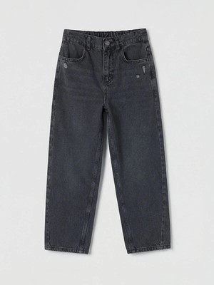 LC Waikiki Lcw Kids Antrasit Baggy Fit Erkek Çocuk Jean Pantolon