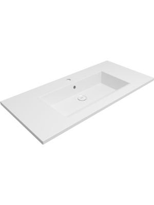 Bocchı Bocchi Milano Etajerli̇ Lavabo 100 cm - Parlak Beyaz - 1105-001-0126