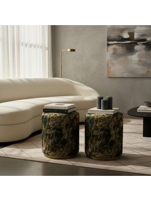 FRAMGAN Arboreal Noir Luxury Puff Premium Botanical Designer Seri