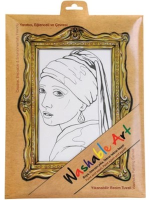 Lisinya Funny Mat - Johannes Vermeer Gırl Wıth A Pearl Earrıng 25 x 35 cm