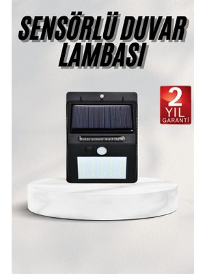 Zero Land Ilkeshop Bahçe Aydınlatması Güneş Li LED Işık Lamba Sensörlü Dekoratif