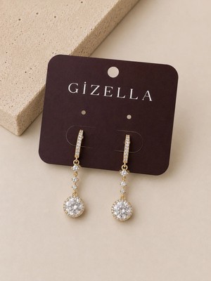 Gizella Xuping Sallantılı Zirkon Taşlı Küpe