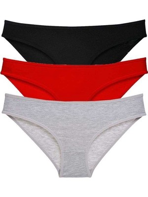 Elitse 3 Adet Süper Eko Set Likralı Kadın Slip Külot 540