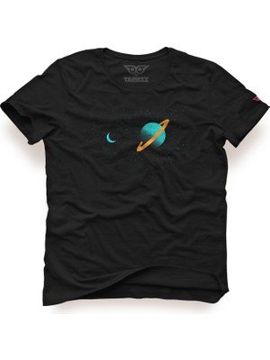 Tarrzzcom Unisex Tasarım Tshirt Satürn