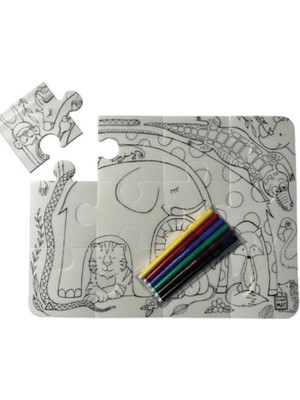 Ulugo Funny Mat - Sevimli Dostlar 30 x 40 cm