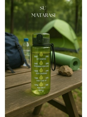 Verto Suluk &amp; Su Şişesi &amp; Sporcu Matara Yeşil 1000 ml