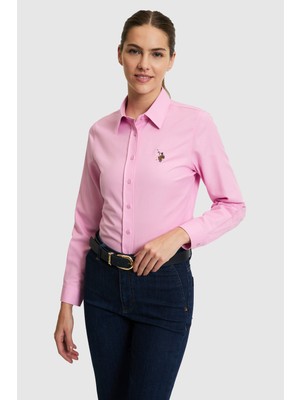U.s. Polo Assn. Kadın Pembe Gömlek Basic 50320211-VR041