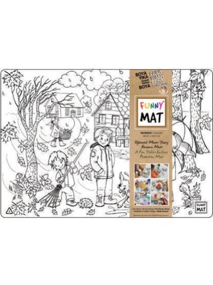 Lisinya Funny Mat - Sonbahar 33,5 x 48 cm