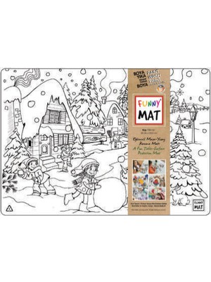 Ulugo Funny Mat - Kış 33,5 x 48 cm