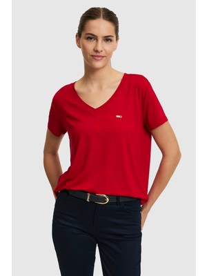 U.s. Polo Assn. Kadın Kırmızı Tişört Basic 50323448-VR171