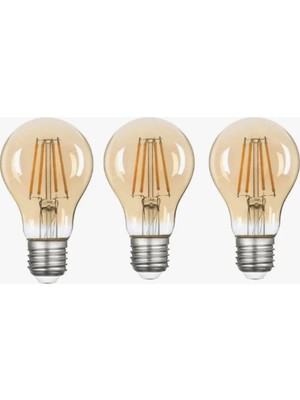 LED Ampul 6W 3000K E27 (Sarı Işık) A60 660 Lümen