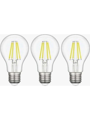 LED Ampul 6W 6500K E27 (Beyaz Işık) A60 660 Lümen