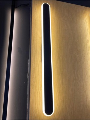 58 cm 18W Dekoratif Stıck Aplik 3000K Sarı Işık (Elektrik Bağlantısı Gerektirir) Modern Şık LED Aplik