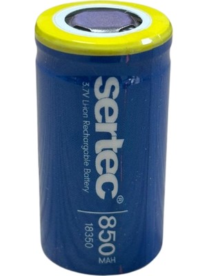 Senka Sertec 18350 3.7V 850 Mah Li-Ion Şarjlı Pil - 1c