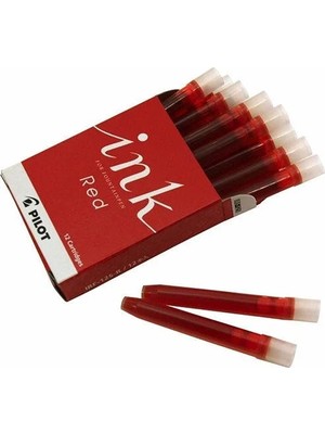 Pilot 12'li Dolma Kalem Kartuşu Red