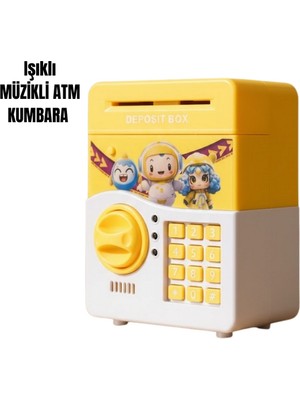 Zero Land Ilkeshop SAM51 Müzikli Işikli Kumbara Sari