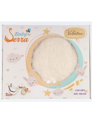 Baby Serra Valentine Soft Vizon Bebek Battaniyesi
