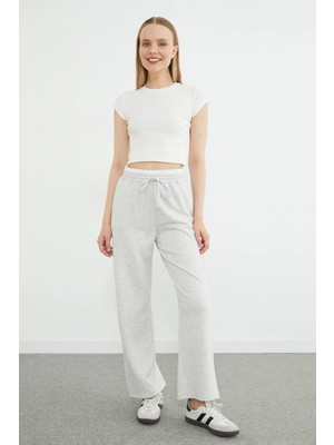 FullaModa Beli Garnili Cepli Modal Pantolon