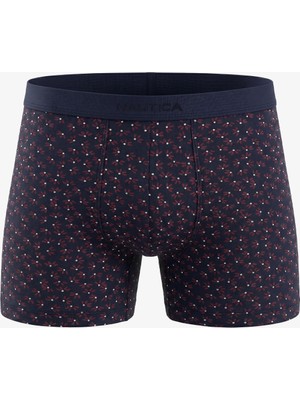 Nautica Erkek Lacivert Slim Fit Desenli Boxer X65001T.4NV