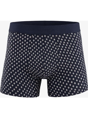 Nautica Erkek Lacivert Slim Fit Desenli Boxer X65002T.4NV