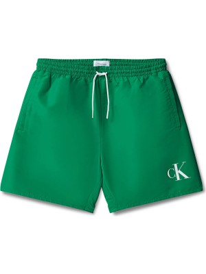 Calvin Klein Yeşil Erkek Çocuk Baskılı Şort Mayo KV0KV00056MRW