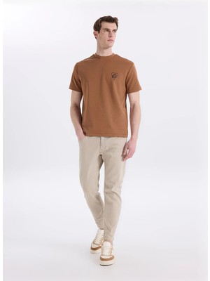 Lee Cooper Bej Erkek Slim Tapered Chino Pantolon 262 Lcm 221005 Lonce Bej