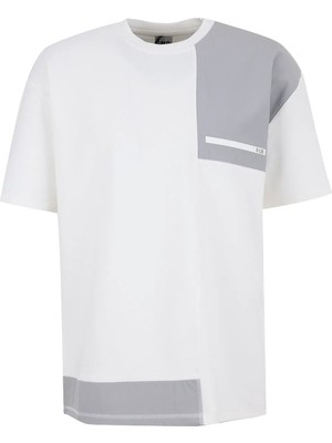 gmg firenze Gmg Fırenze Ekru Erkek Regular Fit T-Shirt GU26MSS03026