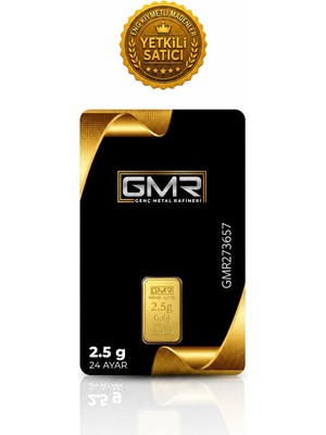 GMR 2.5 Gram Külçe Altın 24 Ayar
