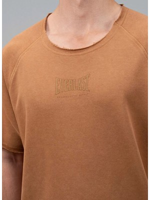 Everlast Boxing Heritage Oversize Açık Yaka Hardal Erkek Tişört