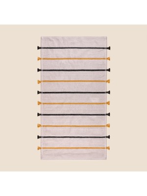 Evidea Soft Riegel Yolluk - Ekru / Renkli - 80X150 cm