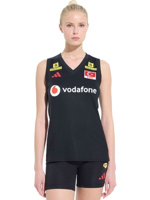 adidas Türkiye Voleybol Milli Takımı Kadın Voleybol Siyah Forma.-