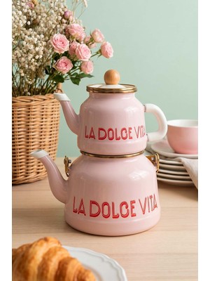 Dolce Vita Emaye Çaydanlık