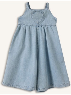DeFacto Kız Bebek Aplike Jean Tulum H6583A526HS