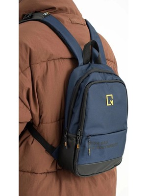 Mega Bag Yağmura Dayanıklı Polyester Kumaş Mini Erkek Sırt Çantası
