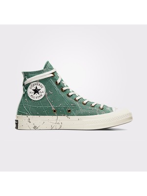 Converse Chuck 70 Paint Splatter Kadın Yeşil Sneaker