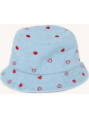 DeFacto Jean Bucket Şapka Kız Çocuk C0589A826SM