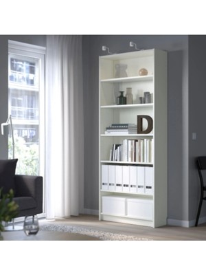 IKEA Bılly Kitaplık, Beyaz, 80X28X202 cm