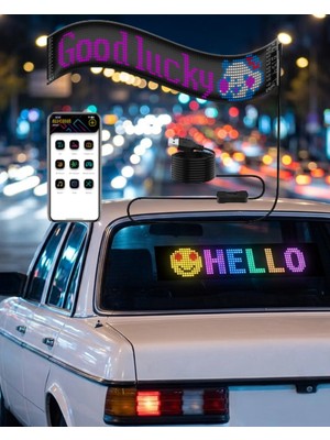 Urfakent LED Matrix Panel Rgb Yazı Yazma Animasyonlu Telefon Kontrollü Akıllı Ekran