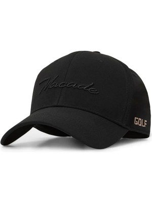 Macade Golf Black Range Snapback Şapka Siyah CA20240205