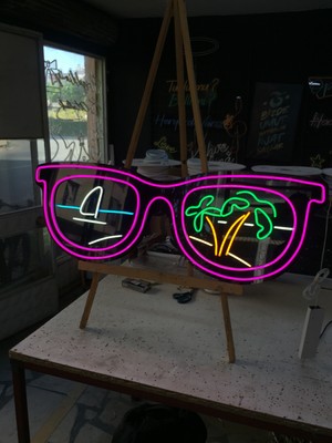 Neonled Güneş Gözlüğü (Gözlük) Neon LED Dekoratif Aydınlatma