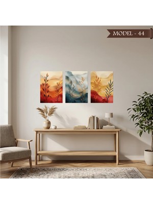 Akıllı Kağıt Cam Görünümlü Yapışkanlı Tablo Çiçek (Model- 44)