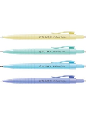 Faber-Castell Faber Castell Tri Click Soft Versatil 0,7 Uçlu Kalem Karışık - 2 Adet