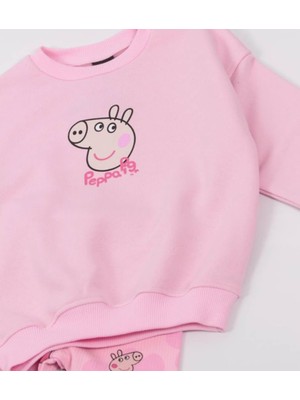 Baby Lory Kids Store Kız Çocuk Peppa Pig Desen Taytlı Takım