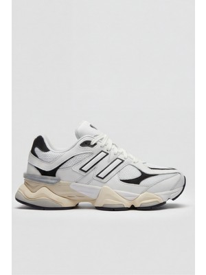 Liarca Cloud-Strut Retro-Modern Unisex Sneaker - Yüksek Tabanlı, Nefes Alabilen File Panelli Beyaz Siyah Günlük Spor Ayakkabı ve Yürüyüş Serisi