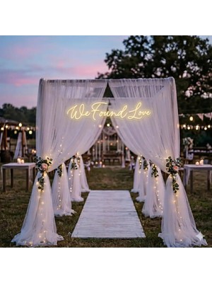 Neonled We Found Love Neon LED Organizasyon Dekoratif Aydınlatma