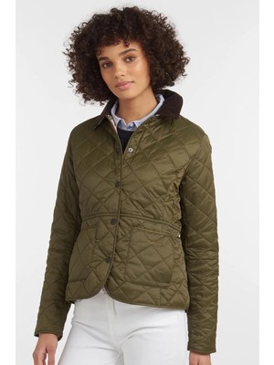 Barbour Deveron Kapitone Ceket OL51 Olive