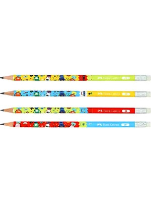 Adel Faber Castell Robot Kurşun Kalem - 6 Adet